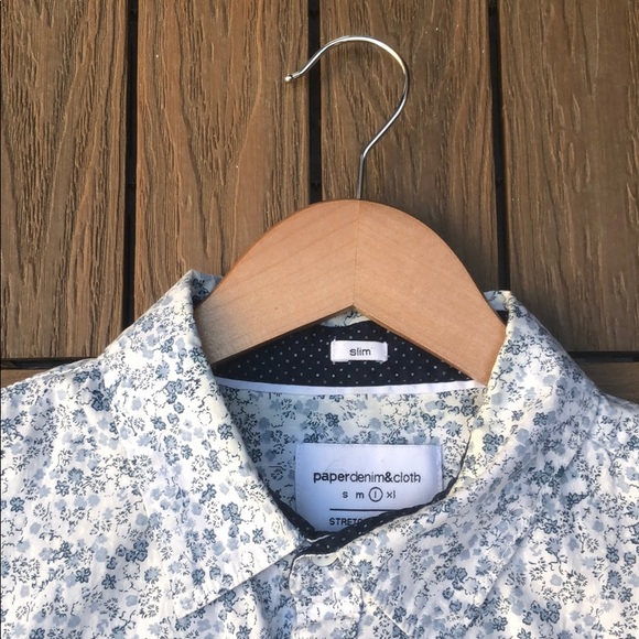 Flower button up m - Picture 2 of 2